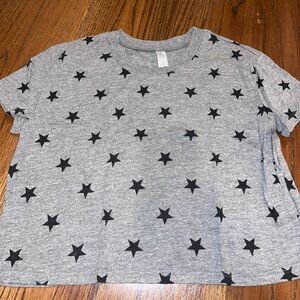 Alternative Gray Star T Shirt Jrs small